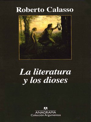 cover image of La literatura y los dioses